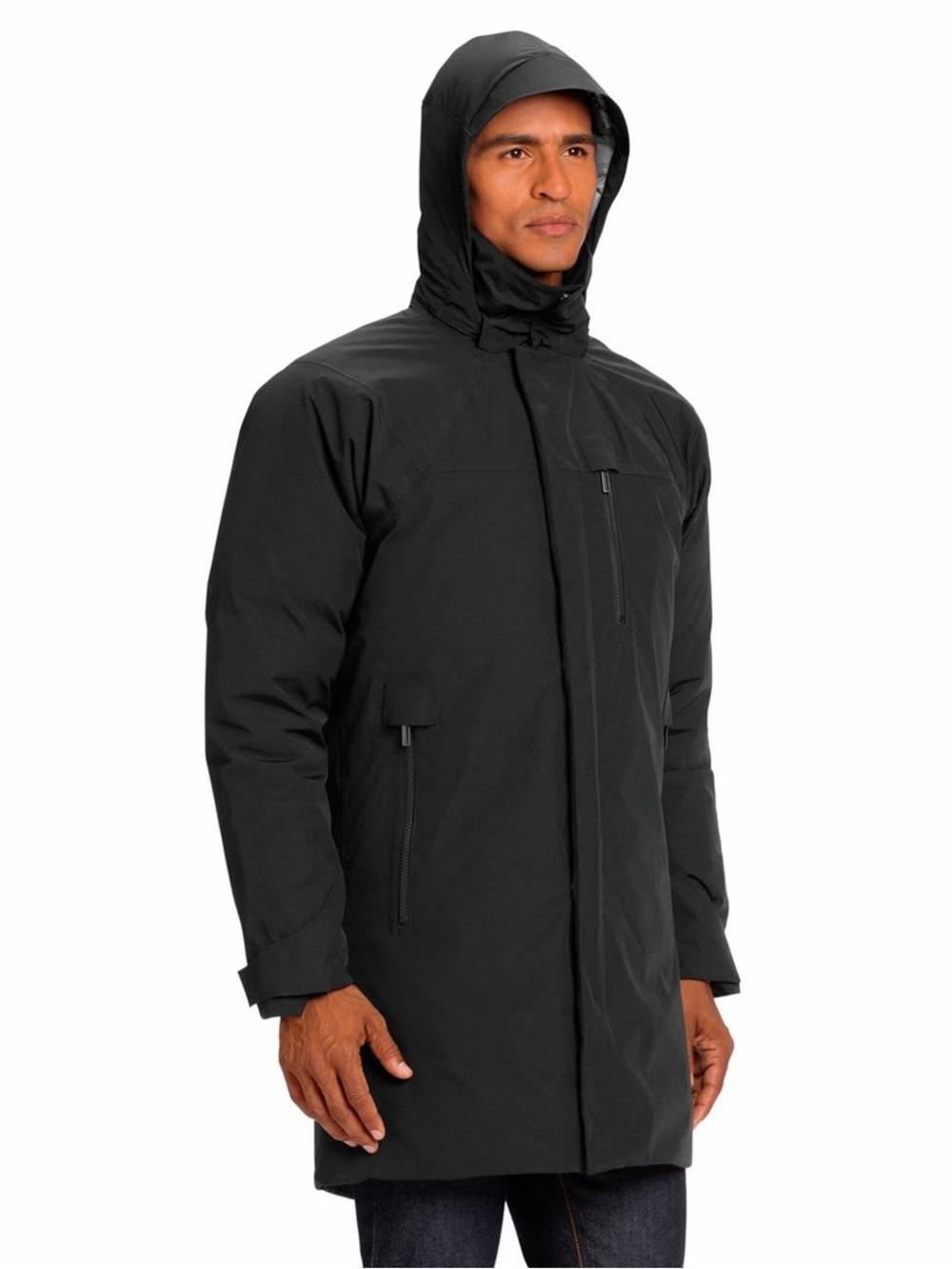 NWT Nau Copenhagen Down Trench Coat Men’s Size M—Caviar Black—Rare
